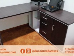 ESCRITORIOS EN L MADECOR